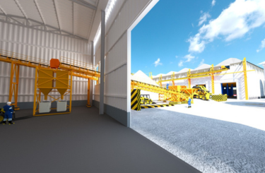 Projeto de galpão logístico e centro de distribuição